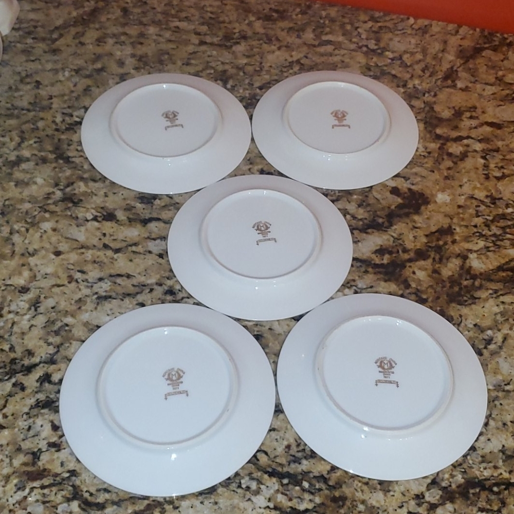 1116 5 Pc Noritake Goldenglo Bread&Butter Plates - Picture 6 of 11